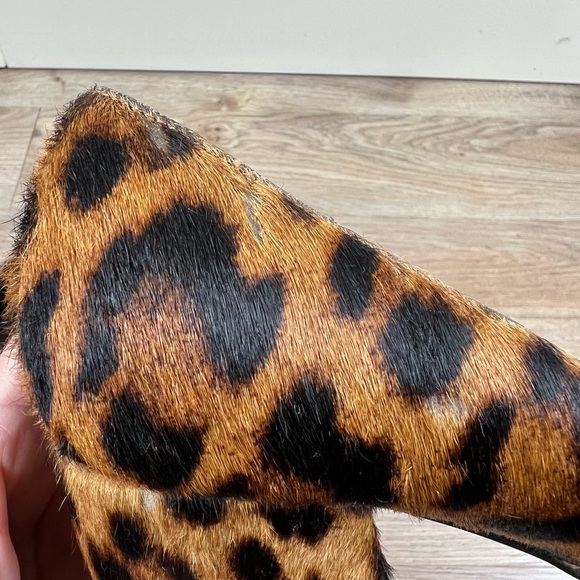 Botkier Leopard Print Block Heels - Picture 6 of 7